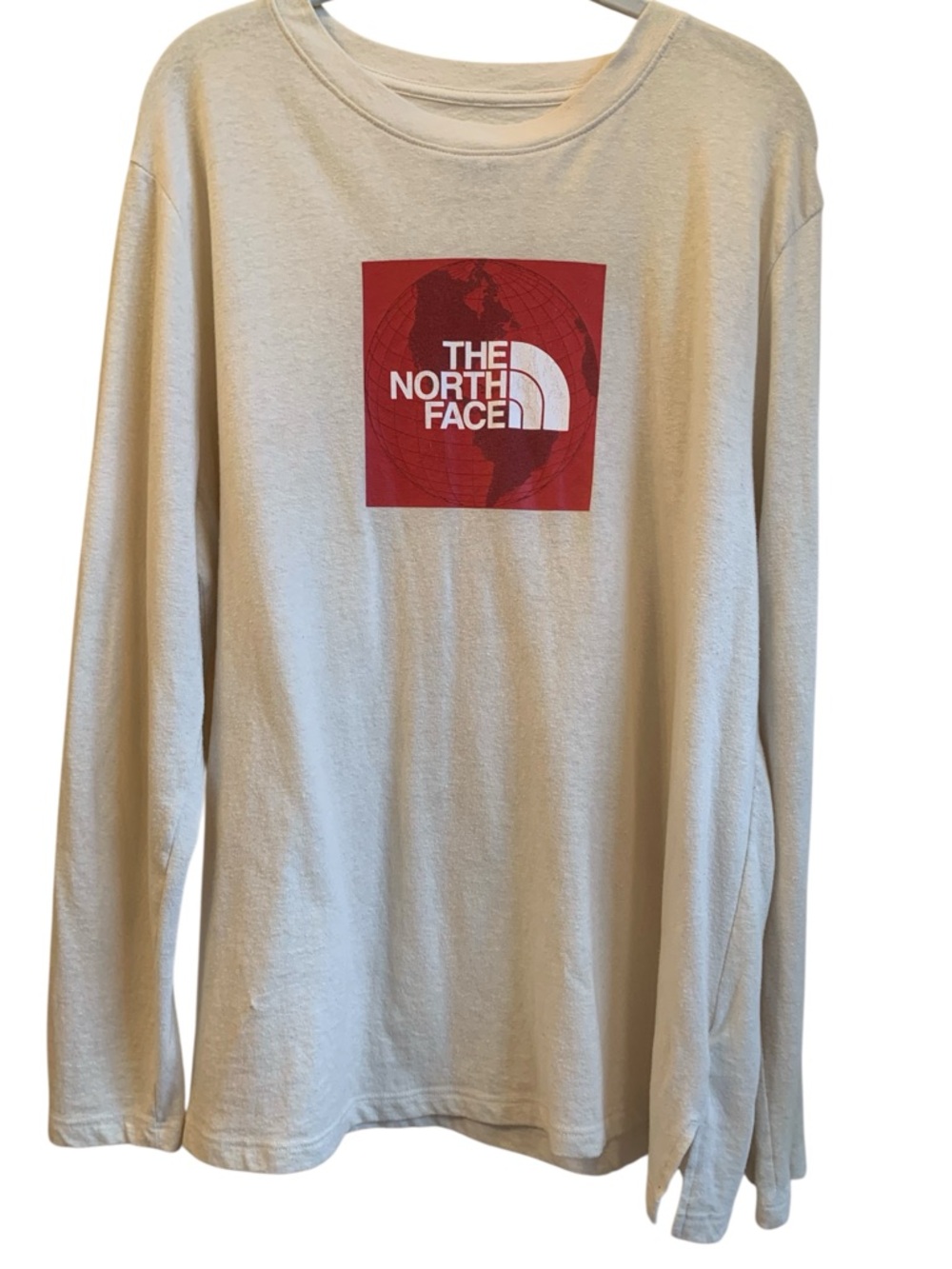 The North Face Woman’s Long Sleeve Tee Shirt Soft Cotton Outdoors Adventure XL